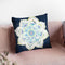 Jaipur Vi Navy Throw Pillow By Danhui
