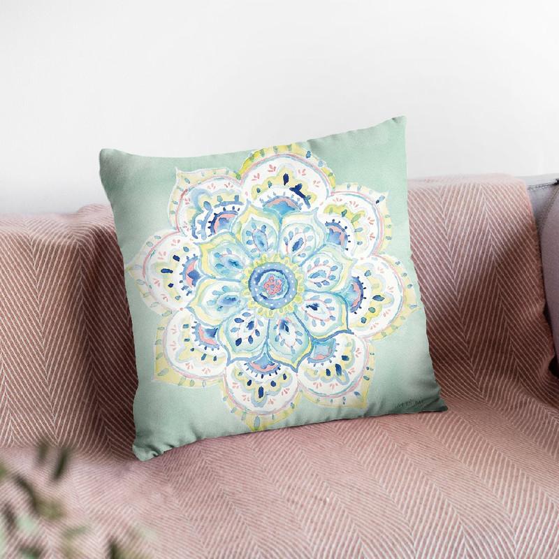 Jaipur Vi Throw Pillow By Danhui