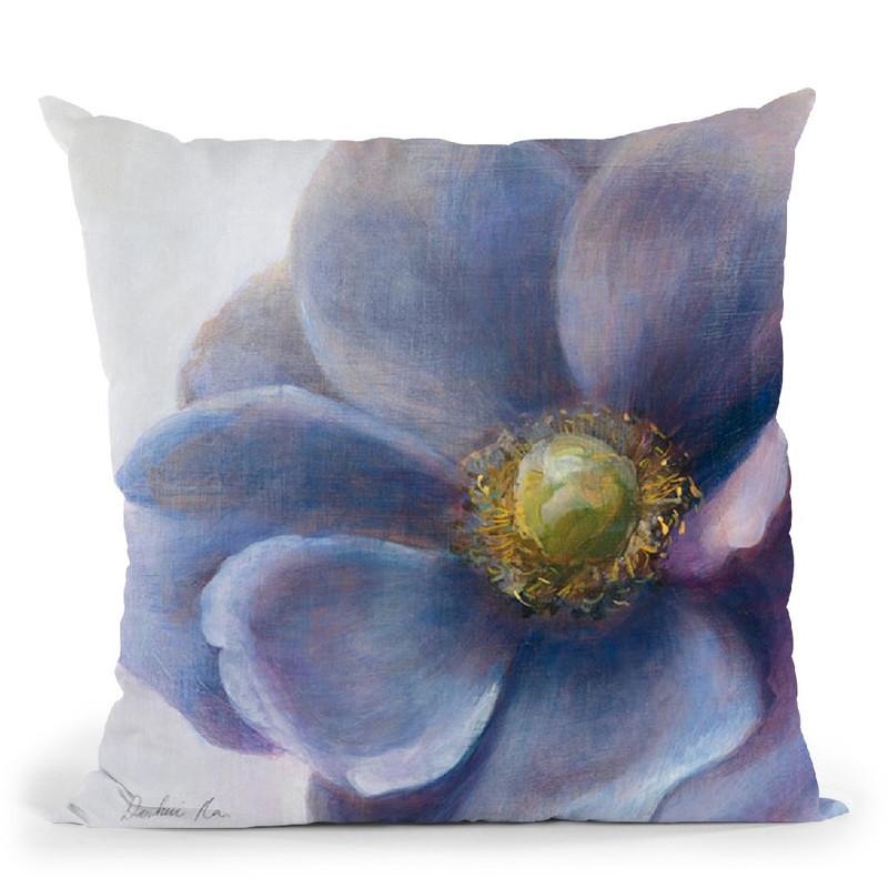 Contemporary Anemone Throw Pillow By Danhui