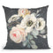 Roses And Anemones Throw Pillow By Danhui