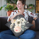 Roses And Anemones Throw Pillow By Danhui
