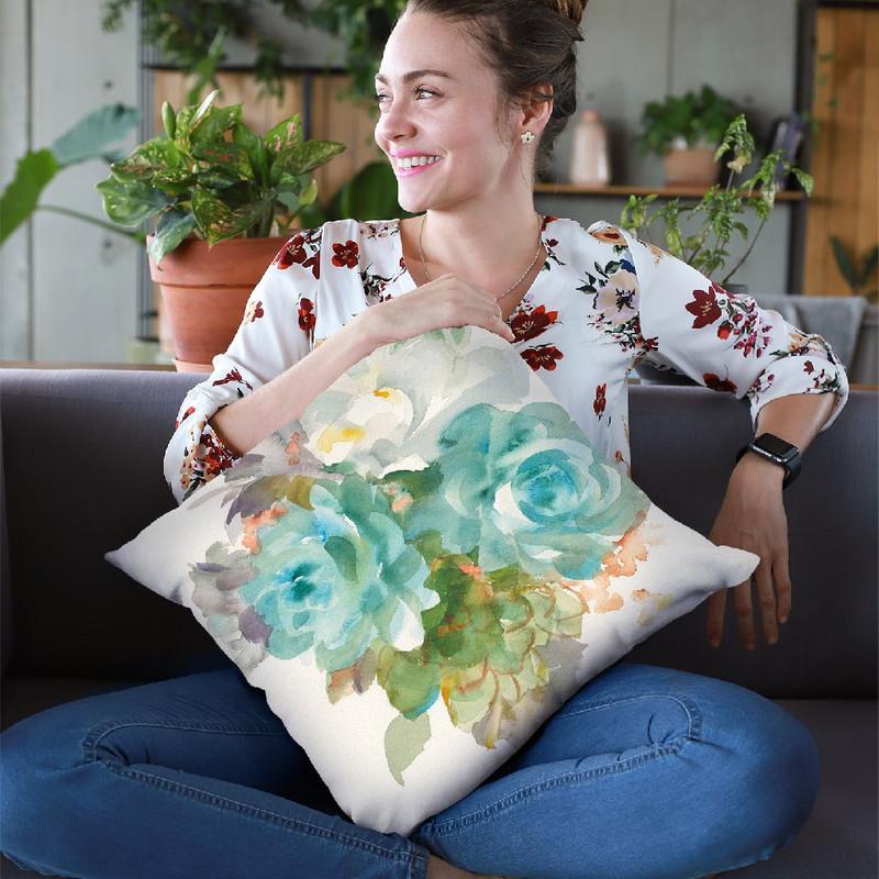 Garden Bouquet Iii Throw Pillow By Danhui