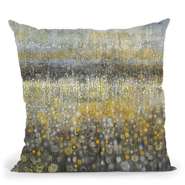 Rain Abstract Ii Throw Pillow By Danhui