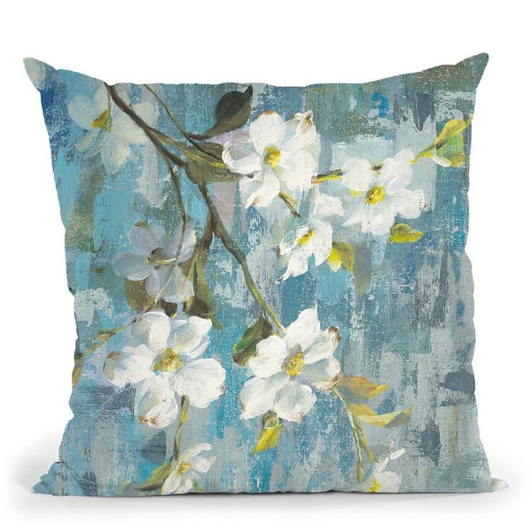 Graceful Magnolia Ii Throw Pillow By Danhui