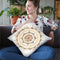Blush Mandala Throw Pillow By Danhui