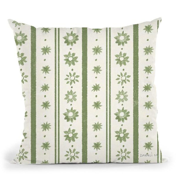 Floursack Holiday Bright Pattern Iih Throw Pillow By Danhui