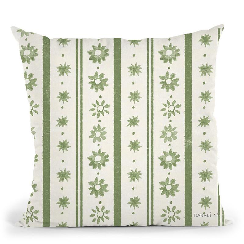 Floursack Holiday Bright Pattern Iih Throw Pillow By Danhui