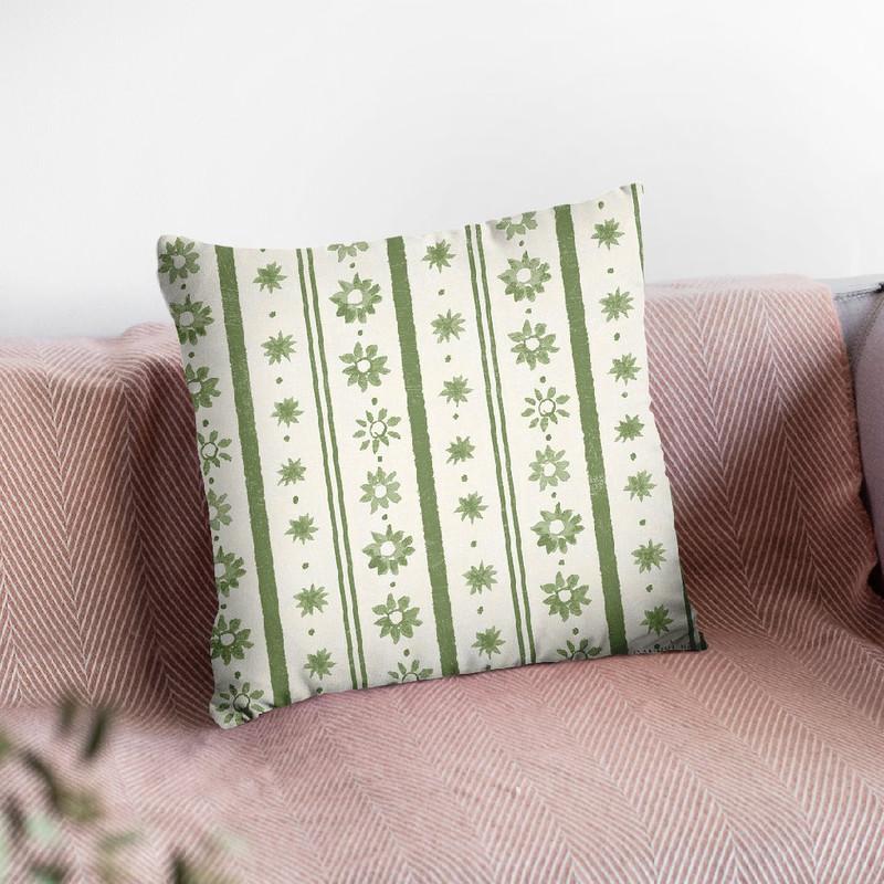 Floursack Holiday Bright Pattern Iih Throw Pillow By Danhui