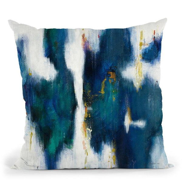 Blue Texture I Throw Pillow By Danhui