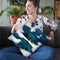 Blue Texture I Throw Pillow By Danhui