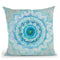 Coastal Mandala Throw Pillow By Danhui