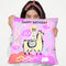 Llama Square Happy Birthday Throw Pillow By Dom Vari