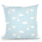 Unicorn Clouds Rainbows Pattern Throw Pillow By Dom Vari