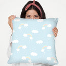 Unicorn Clouds Rainbows Pattern Throw Pillow By Dom Vari