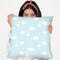 Unicorn Clouds Rainbows Pattern Throw Pillow By Dom Vari