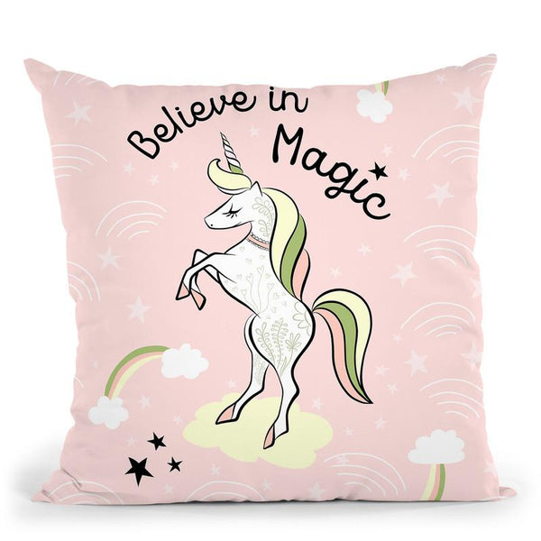 Trendy Unicorn Throw Pillow By Dom Vari