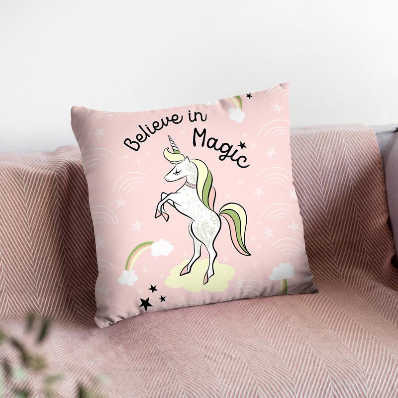 Trendy Unicorn Throw Pillow By Dom Vari