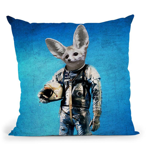 Fennec The Captain Throw Pillow By Duro Print
