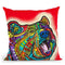 Roaring Bear Throw Pillow By Dean Russo