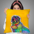 Humanity Throw Pillow By Dean Russo