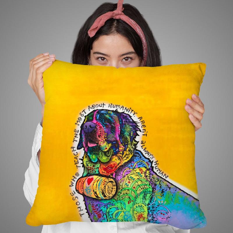Humanity Throw Pillow By Dean Russo