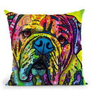 Hey Bulldog Throw Pillow By Dean Russo