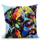 Mastiff Warrior Throw Pillow By Dean Russo