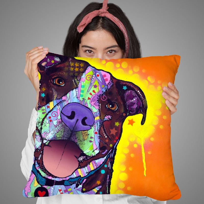 Daisy Pit Throw Pillow By Dean Russo