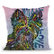 Yorkie Luv Throw Pillow By Dean Russo