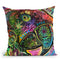Close Up Parrot Throw Pillow By Dean Russo