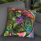 Close Up Parrot Throw Pillow By Dean Russo