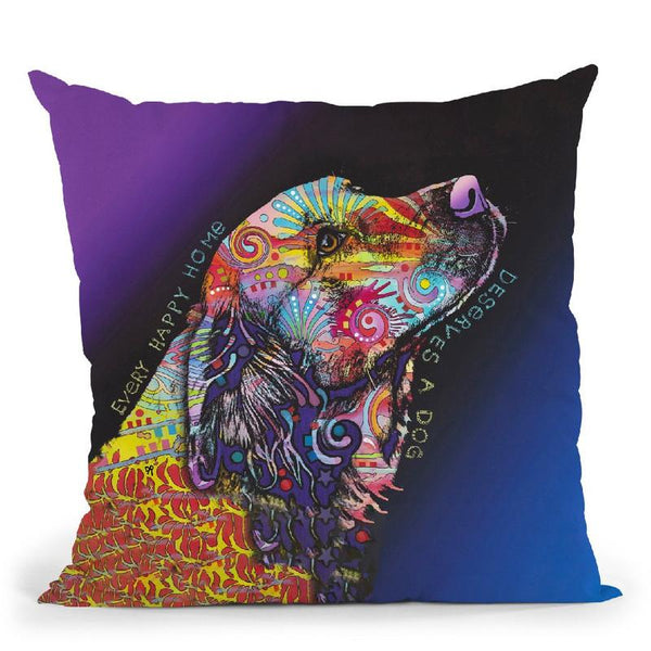 Every Happy Home Throw Pillow By Dean Russo
