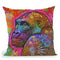 Gorilla Throw Pillow By Dean Russo