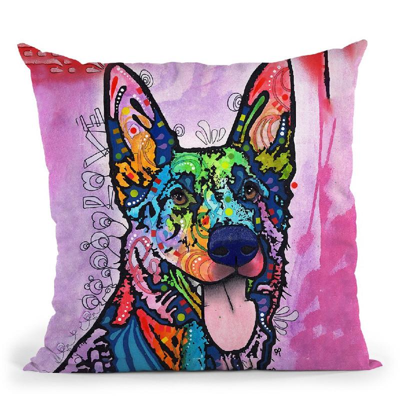 Shepherd Love Throw Pillow By Dean Russo