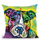The Baby Pit Bull Throw Pillow By Dean Russo
