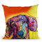 Tilt Dachshund Love Throw Pillow By Dean Russo