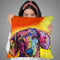 Tilt Dachshund Love Throw Pillow By Dean Russo