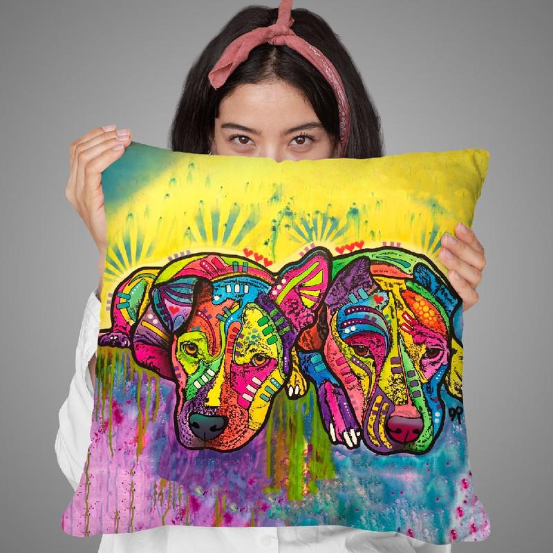 Dofka And Stella Throw Pillow By Dean Russo