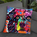 Aussie Tile-123009 Throw Pillow By Dean Russo