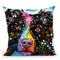 Border Collie 3 Throw Pillow By Dean Russo