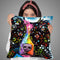 Border Collie 3 Throw Pillow By Dean Russo