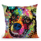 Boxer Cubism 2 Throw Pillow By Dean Russo