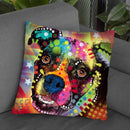 Boxer Cubism 2 Throw Pillow By Dean Russo