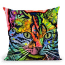 Cat Throw Pillow By Dean Russo