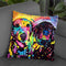 Daisy And Noel Throw Pillow By Dean Russo