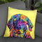 Fixate Labrador Throw Pillow By Dean Russo
