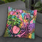 Happiness Saatchi Throw Pillow By Dean Russo