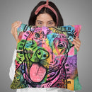 Happiness Saatchi Throw Pillow By Dean Russo