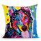 Husky Ii Throw Pillow By Dean Russo