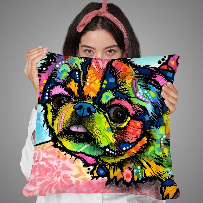 Missey Throw Pillow By Dean Russo